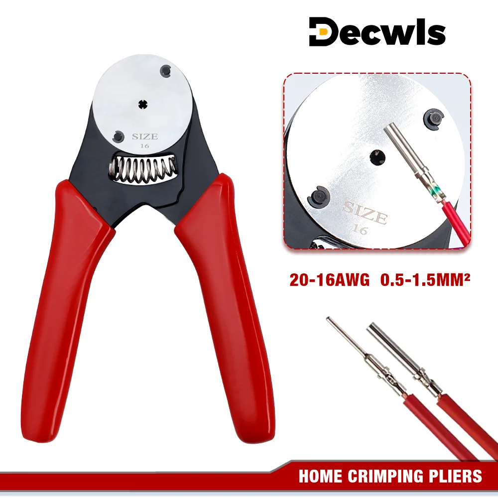 

Crimping pliers0.5-1.5mm²/20-16AWG DEUTSCH DT terminal crimping pliers Home four-point crimping connector terminal crimping tool