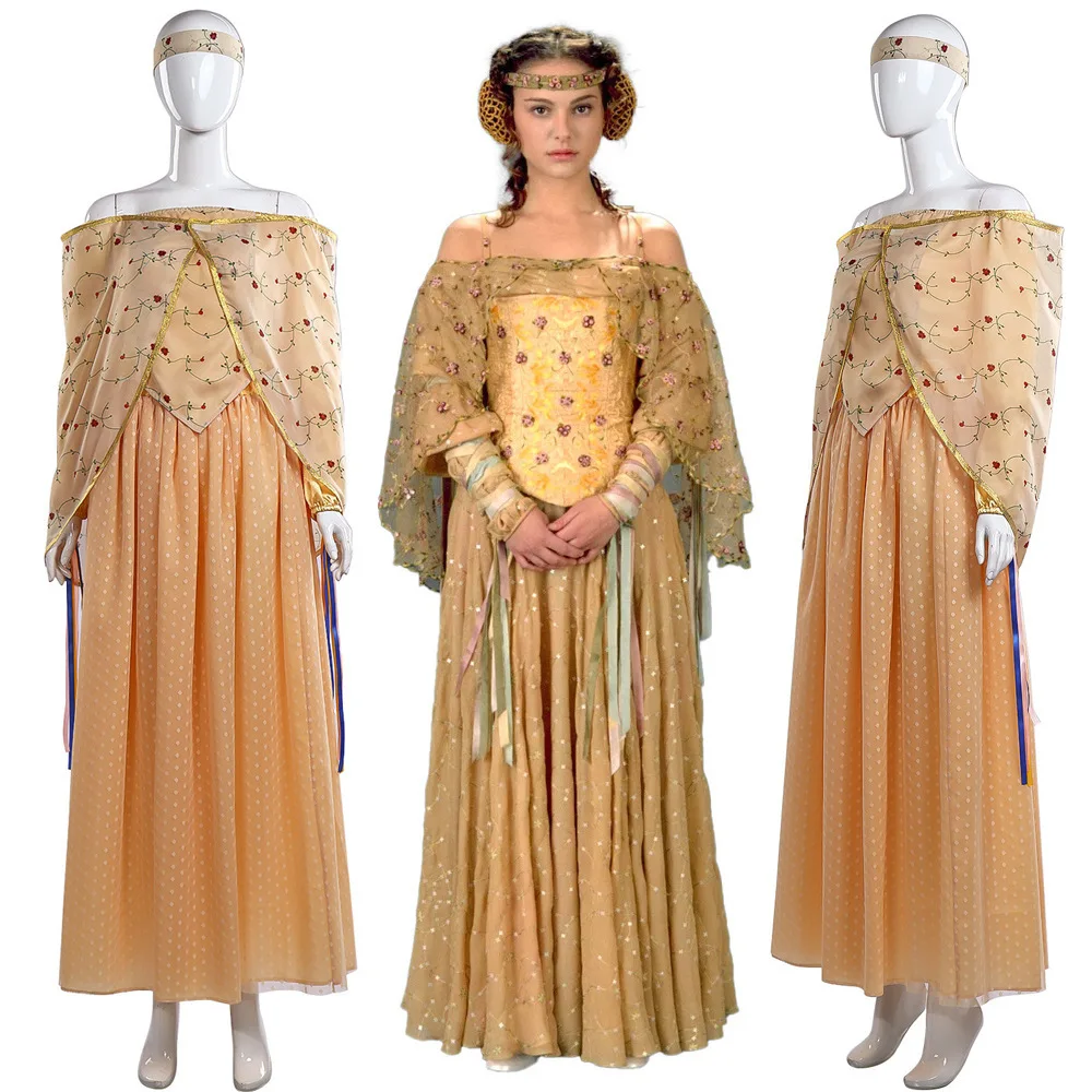 

Cosplay Performance Costume Queen Amidala Halloween Role-playing Festival Parade Women's Traditional Ethnic Wear