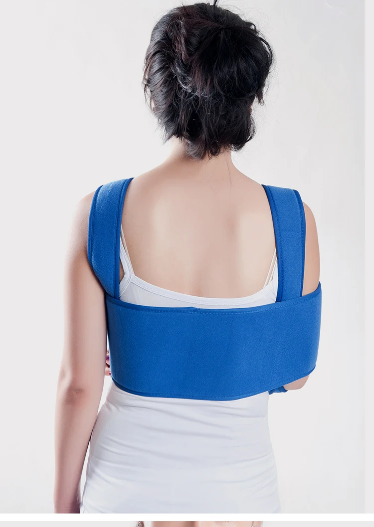 Imbracatura per braccio immobilizzatore per spalla in schiuma ortopedica regolabile medica per polso rotto