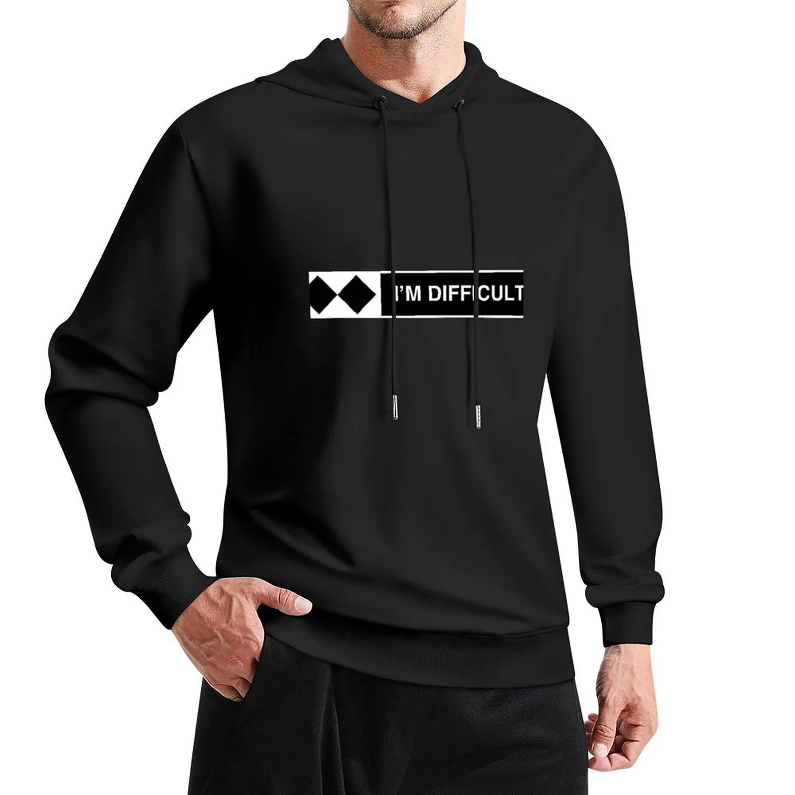 

I'm Difficult Ski Snowboard Pullover Hoodie anime clothes men clothing new in hoodies