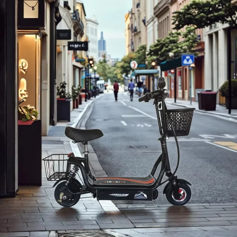 

2025 New Style China Electric Bike For Adult With Storage Basket Adults Electric Bicycle Portable Electric Bike