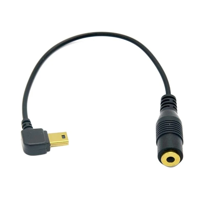 Mini USB to 3.5mm Microphone Adapter Sport Camera Microphone Converter for GoPro Hero3 3+ 4 Sport Camera Accessories