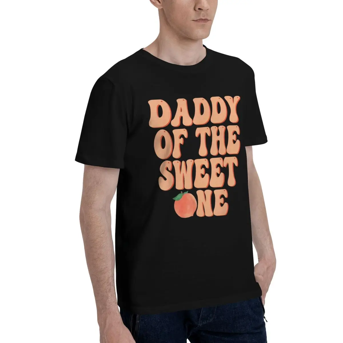 Movement Daddy Sweet Peach Tee Top tee Championship Vintage High grade Travel Eur Size