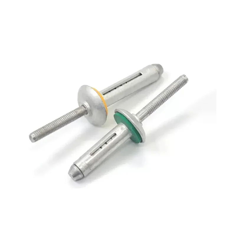 

Air Tight Sealing Aluminum Lantern Rivets with Back Side Expansion for Waterproof Thin Sheet Connections M5 M6