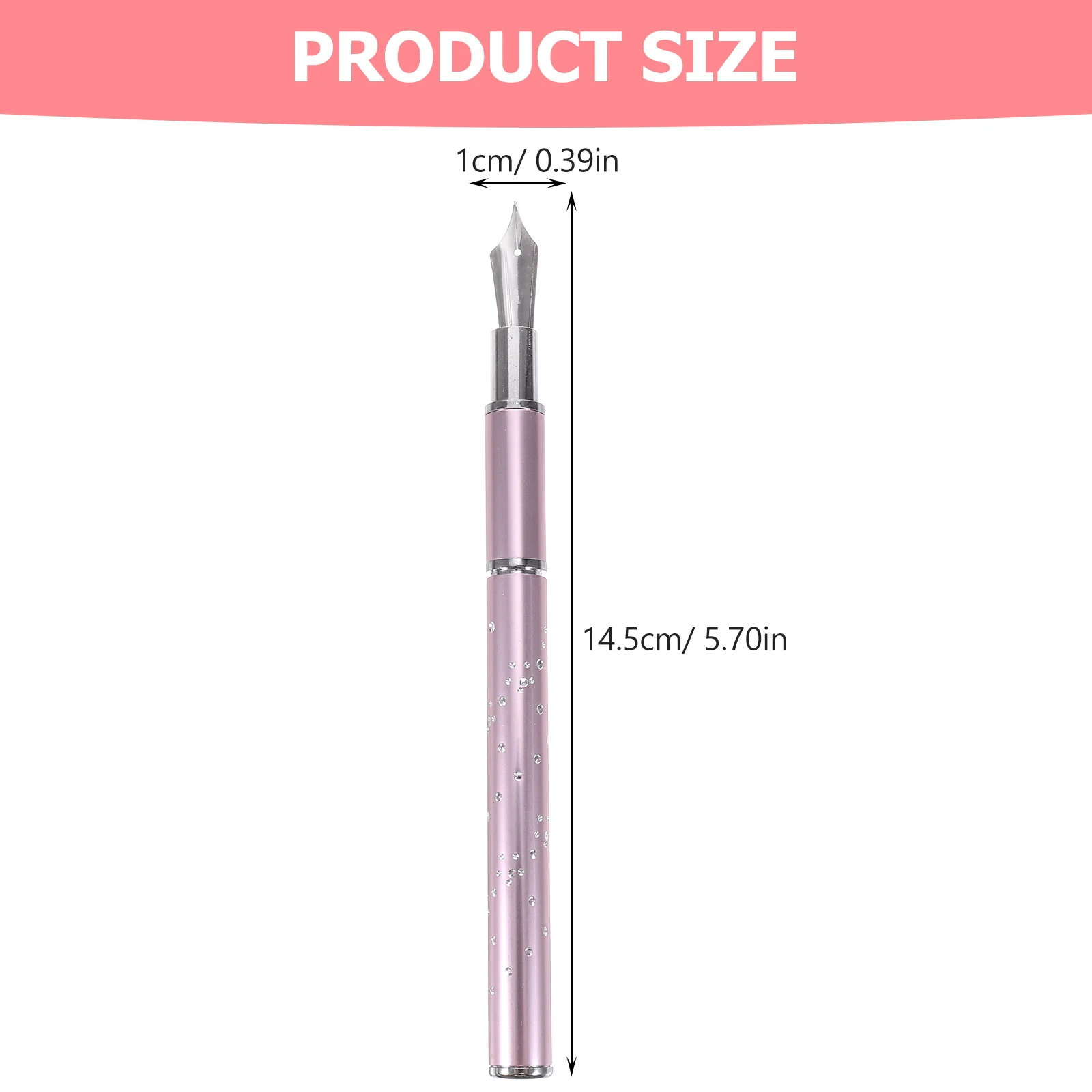 1 Set multifunktionaler Nail-Art-Stift mit Ersatzperlen, leichter langer Griff für Maniküre, DIY-Design, Brunnenpinsel-Set