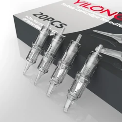 YILONG Tattoo 20PCS Needles Cartridge Disposable Sterilized Round Liner Tattoo Needle RL RM RS For Tattoo Machine
