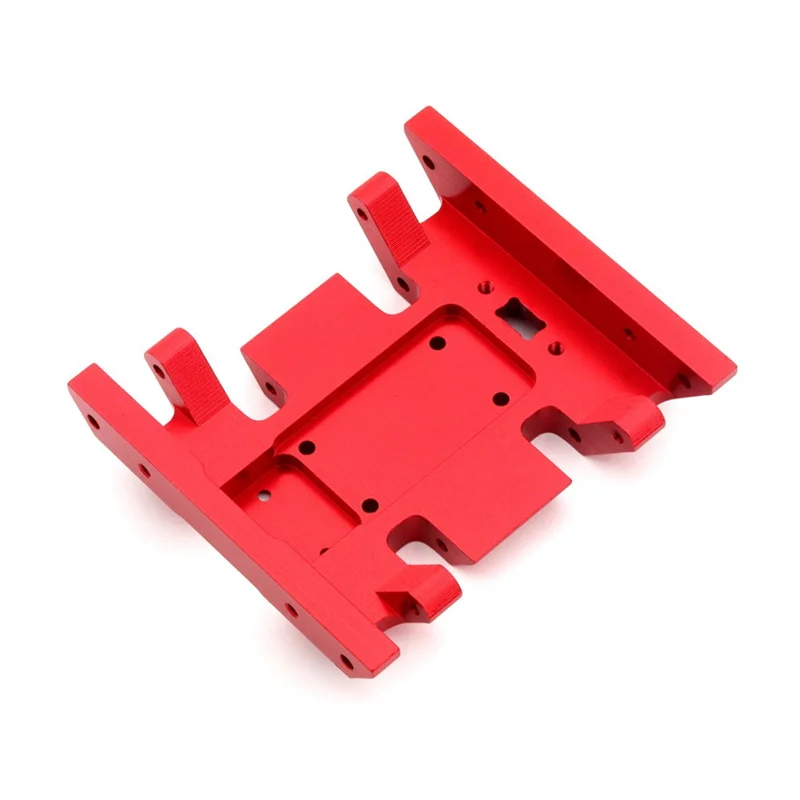 Metal Skidplate Skid Plate Transmission Mount for MN86 MN86S MN86K MN86KS MN G500 1/12 RC Car Upgrade Parts,Red