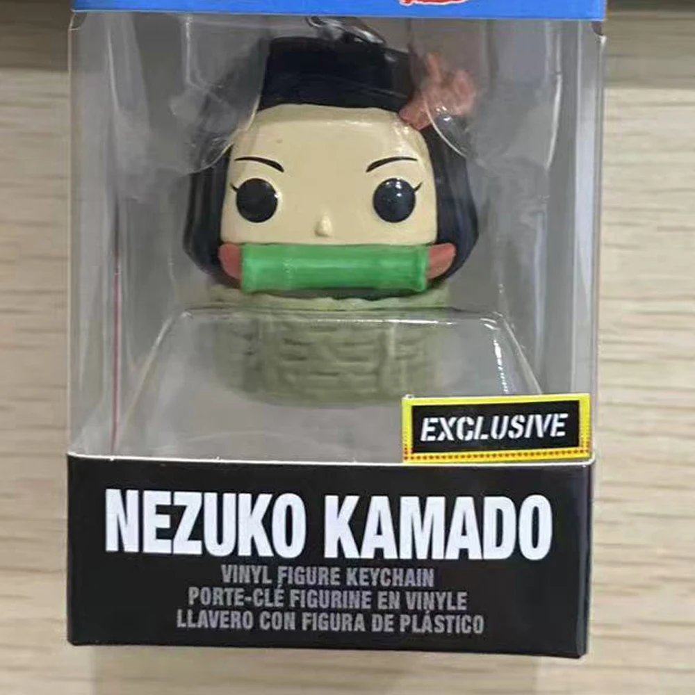 اليابانية أنيمي جيب المفاتيح Insuke Hashibira Nezuko الشكل Zenitsu Tanjiro لعبة مجسمة #4