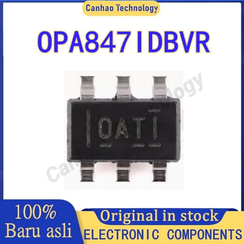 

5PCS OPA847IDBVR OPA847IDBV OPA847 (OATI OAT1) SOT23-6 chipset