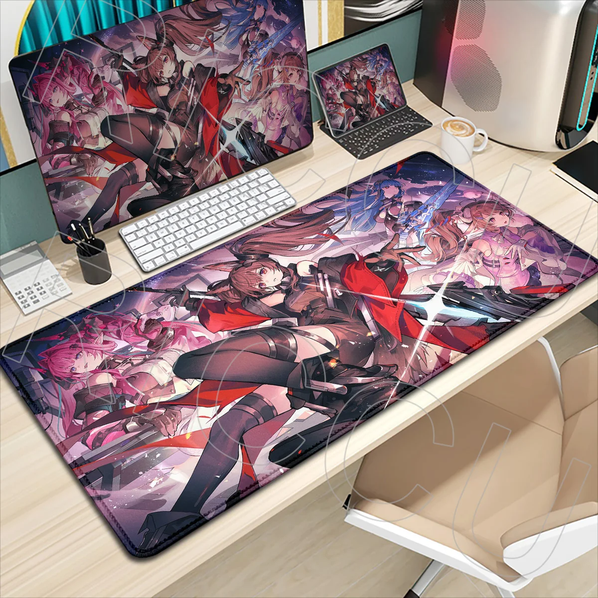 

XXL HD print Arknights Endfield Gilberta Game Mouse Pad Non-slip Rubber Gamer Computer Mats Desk mat Laptop Office Large carpet