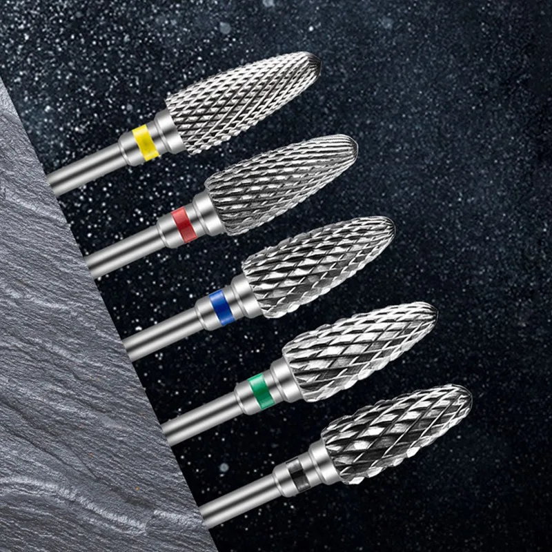 1 stks wolfraamstaal nagelboren nagelvijl elektrische boormachine pedicure manicure accessoires gereedschap acryl nagelbenodigdheden