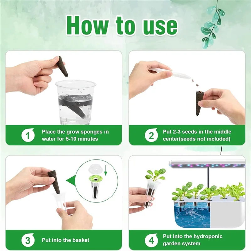 

Комплект стручков для семян, 121 шт., совместимый с Aerogarden, комплект для выращивания чего угодно, совместимый с принадлежностями для гидропоники от большинства простых в использовании-ABQF