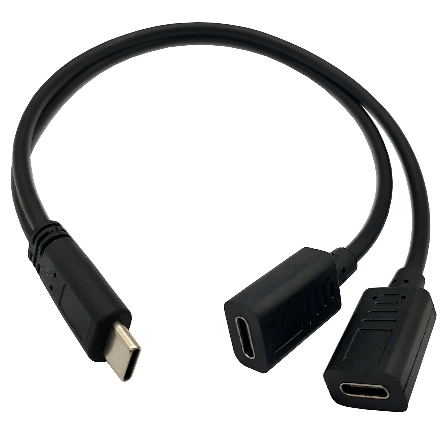 USB C Splitter Charge Cable USB Type C Male to Dual 2 USB Type C Female Splitter Y Charge Connector Cable Only for Charging Mac