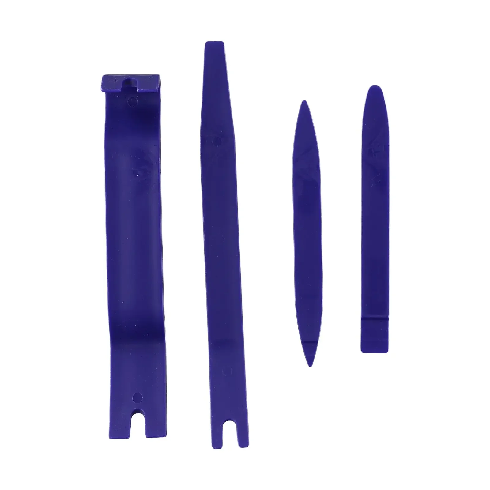 4-piece Car Audio Trim Removal Tool Kit Blue Automotive Trim Removal Kit Panel Door Pry Instrument Panel Clip Plastic