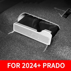 2PCS Seat Under Floor Air Conditioning AC Outlet Vent Dust Cover Accessories For Toyota Land Cruiser 250 Prado LC250 2024 2025