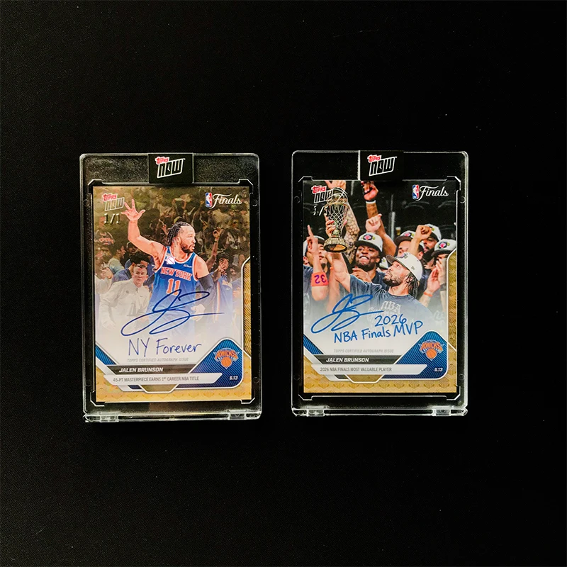 2026TN Knicks Brunson Inscribed Signature Championship FMVP 1/1 Original Replica Homemade Printed Card