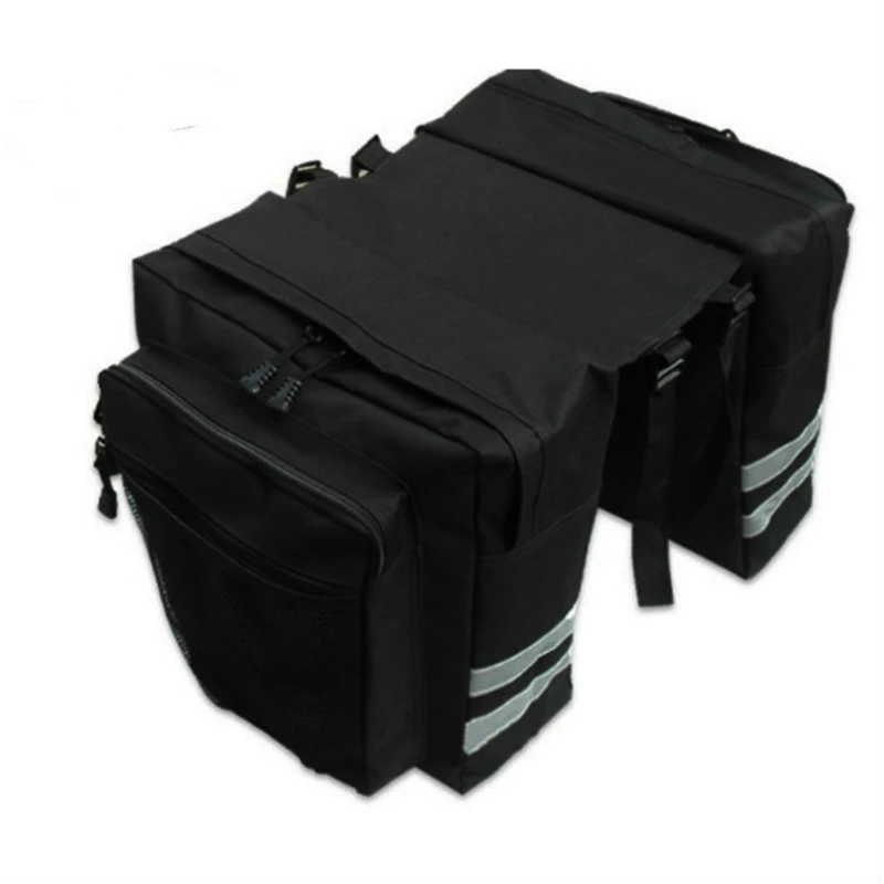 MTB Fahrrad Träger Tasche Gepäckträger Fahrrad Stamm Tasche Gepäck Pannier Rücksitz Doppel Seite Radfahren Fahrrad Tasche Langlebig Reise