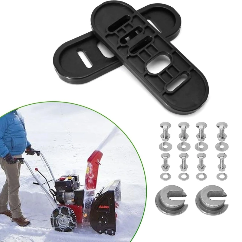 Snowblower Slide Shoes for 31BM63P3 31AH55Q5 31AH64Q4 31AM62N2 490-241-0010 Universal Snow Skid Shoe with Mount Hardware