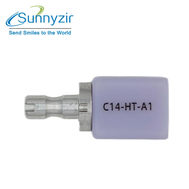 Sunnyzir Cad/Cam C14 Lithium Disilicate Block HT/LT(5 pcs) For Sirona MCXL System Ceremic Crown Material in Dental Lab