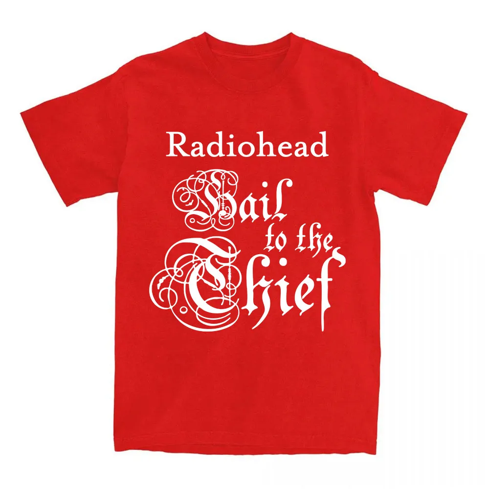 

Band Radiohead Hail To The Thief Tshirts Short Sleeve Casual Men T-shirt Fashion Unisex Streetwear Hip Hop Women Clothing Print