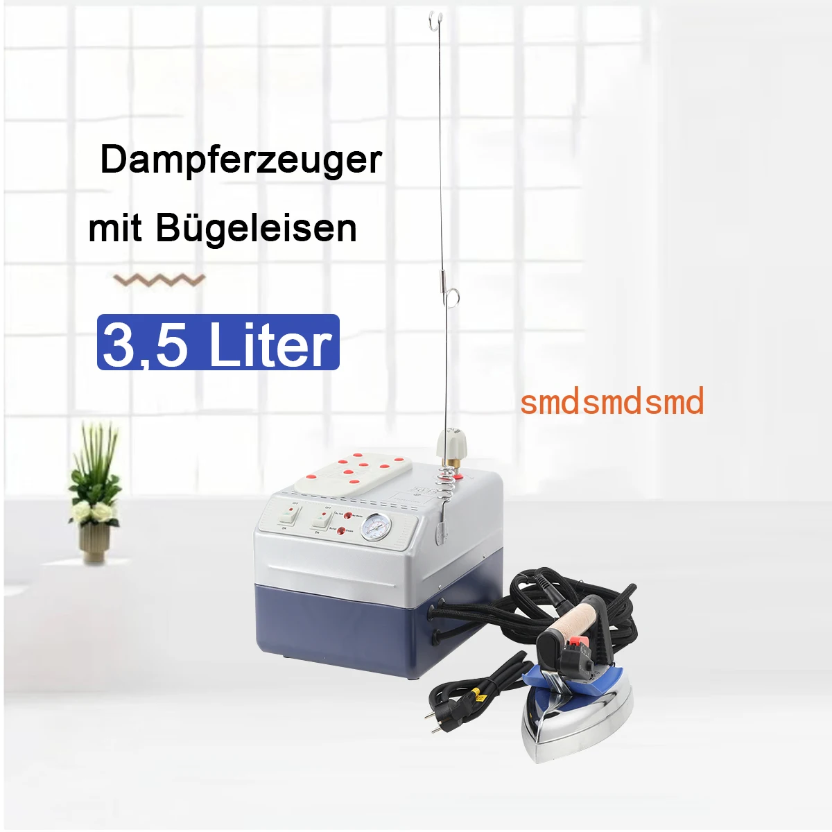 220V 1600W Electric Steam Iron High Power Industrial Electric Iron Steam Iron for Dry Cleaning Shop Clothing Curtain Shop