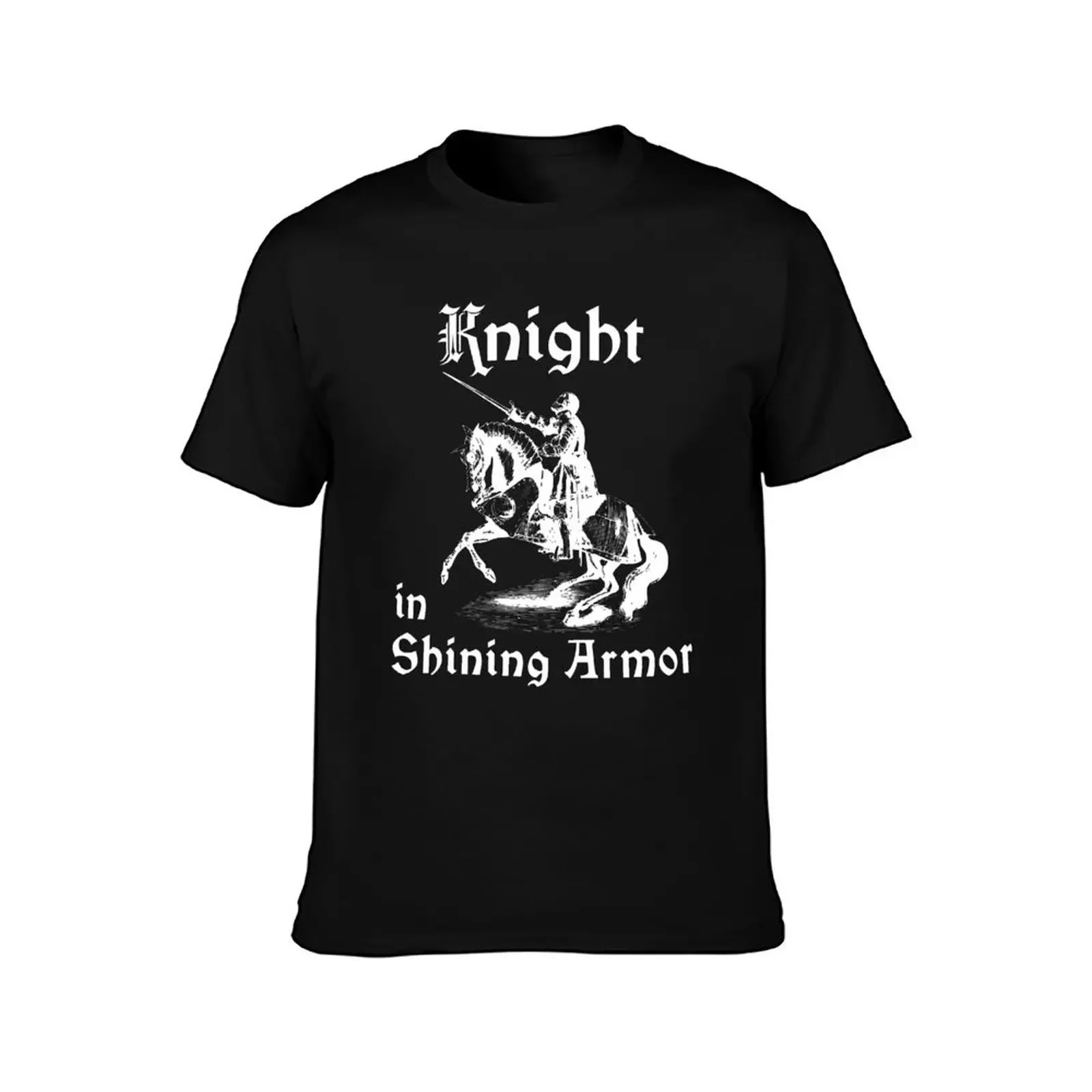 Knight in Shining Armor T-Shirt Anime t-shirt custom t-shirts black t shirts for men