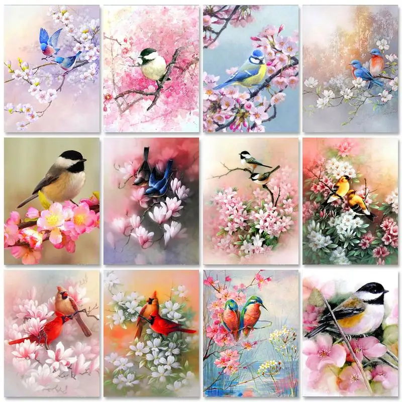 

GATYZTORY 40x50cm Painting by numbers DIY Decorative paintings Animals Paint for painting Personalized gift Wall Decor