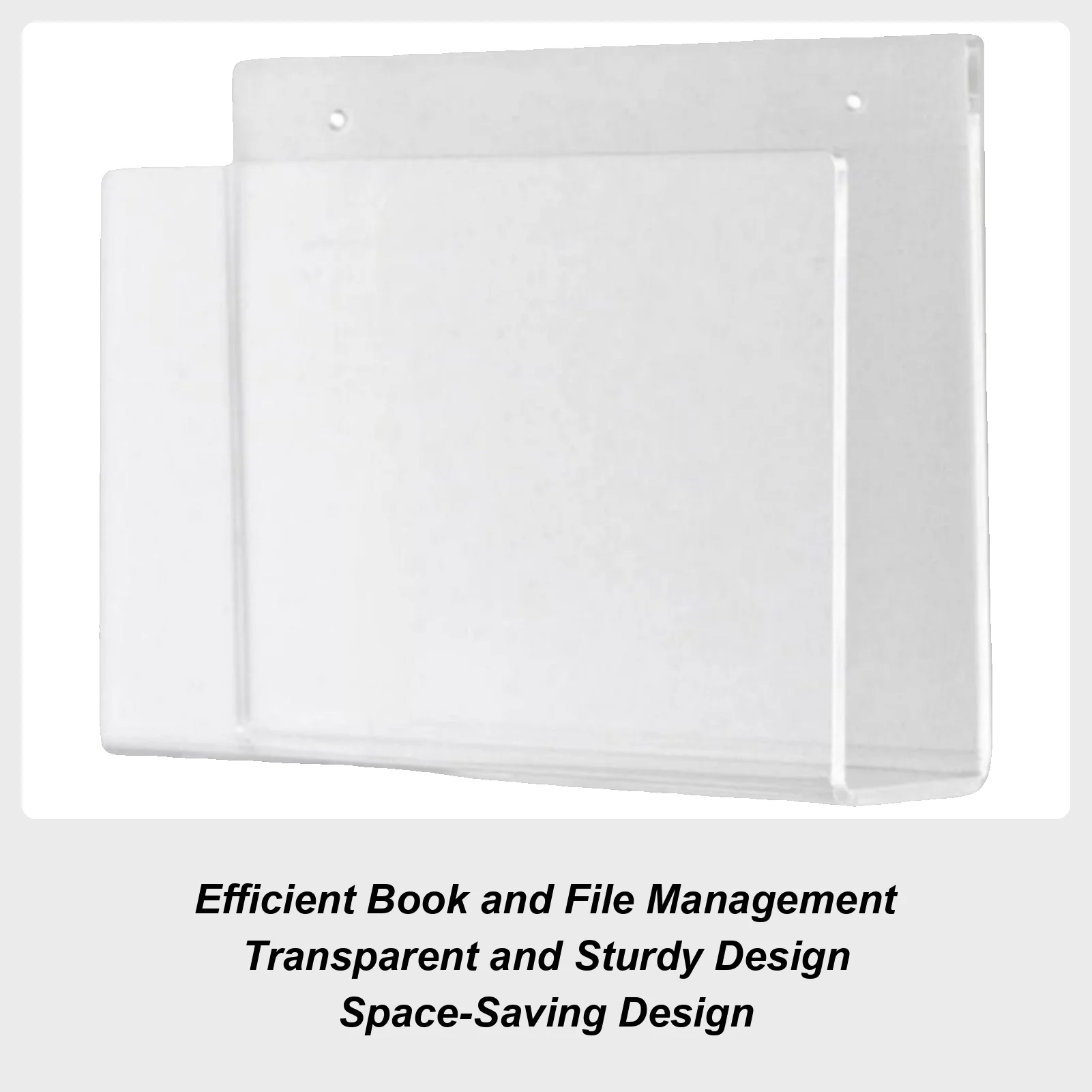 

Настенный держатель для файлов, прозрачное хранилище с винтами, настенный держатель для файлов, подставка для брошюр для бумажной почты, письма, книги