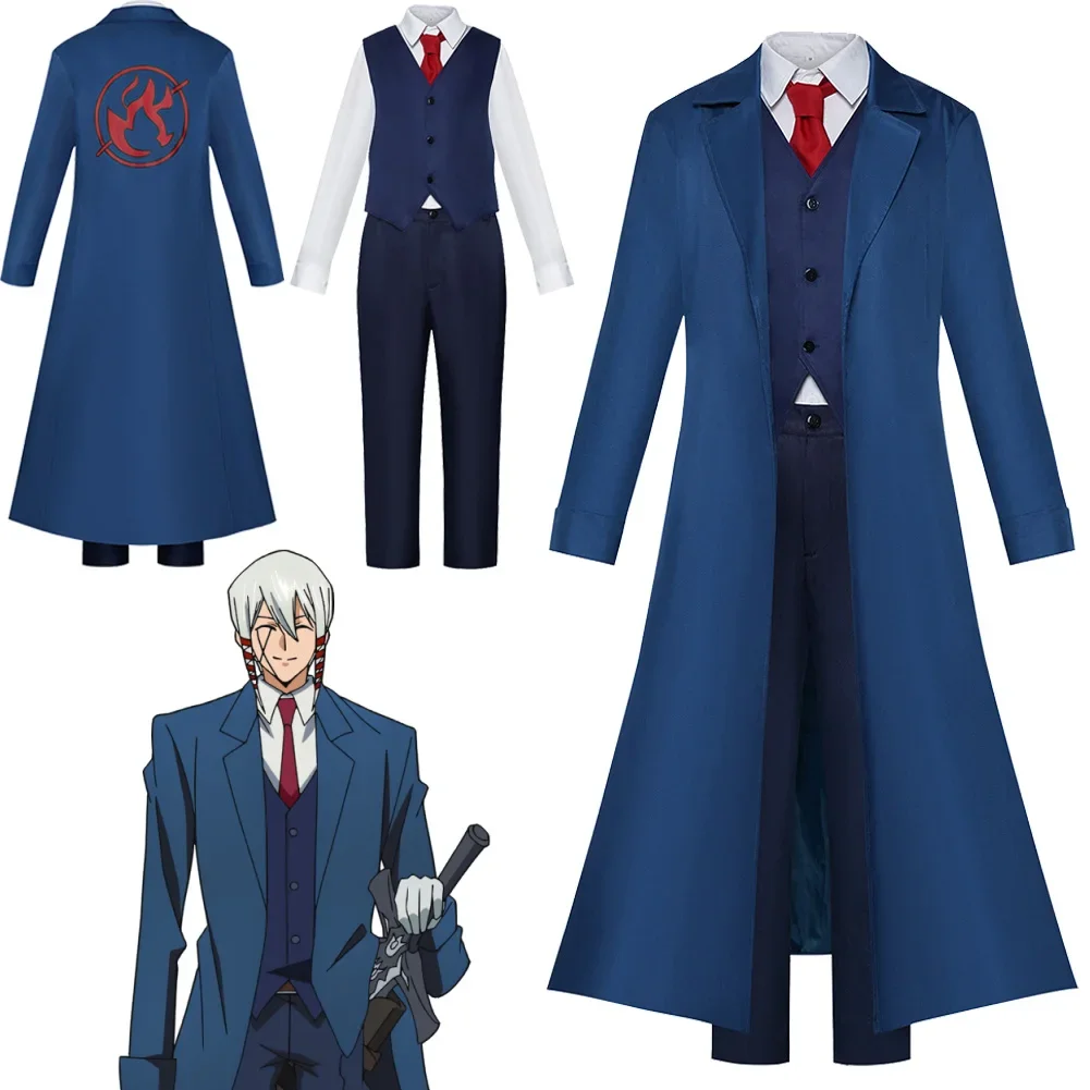 

Kaldo Gehenna Cosplay Fantasy Coat Suits Anime Magic Muscles Costume Disguise Adult Men Roleplay Fantasia Outfits Male Halloween