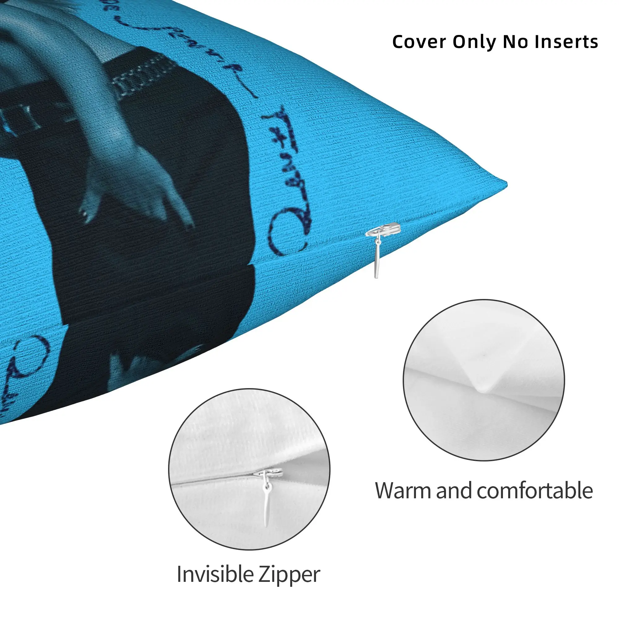 Karol G No Me Arrepiento De Sentir Tanto Square Pillow Cases  Cushion Covers Awesome Zipper Decor Pillowcase for Home 40x40cm