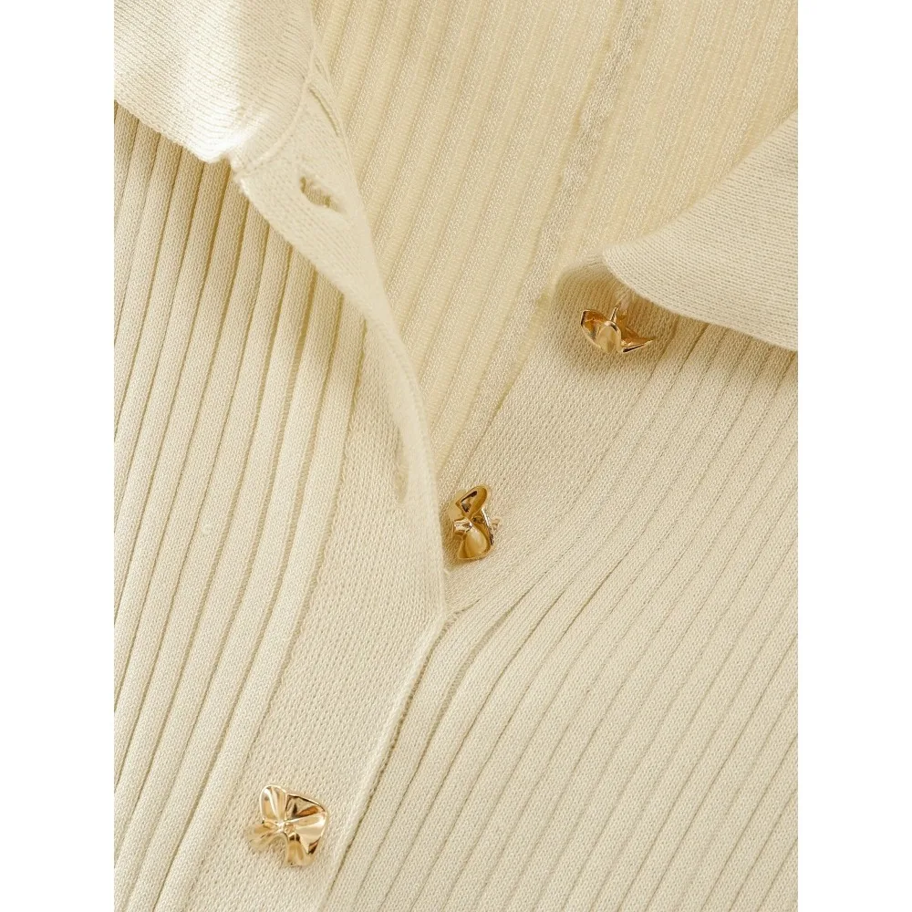 sweet Peter pan Collar knit Single Breasted Dress French Party Elegant Summer Sexy Slim Women sweet dresses