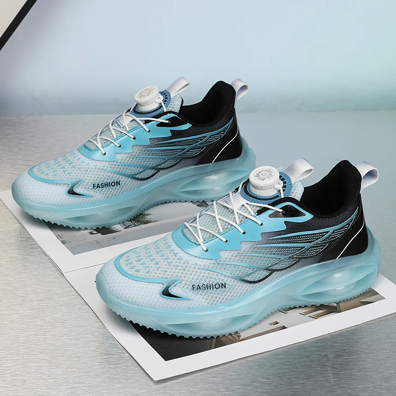 

YRZL Men Sneakers Lightweight Breathable Running Shoes Non Slip Walking Shoes For Comfortable Athletic Sports Outdoor Footwear