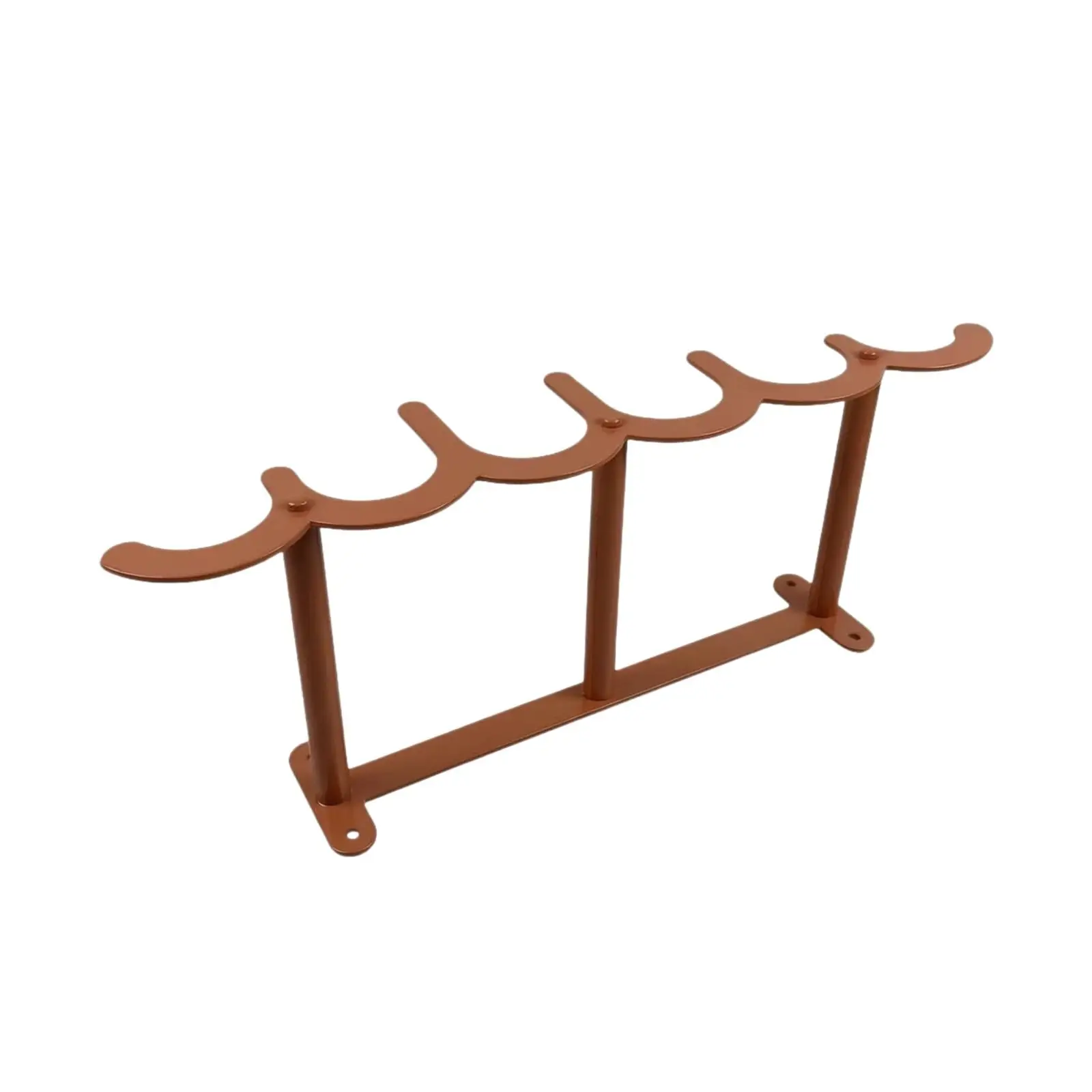 Wall Mounted Coat Rack Stainless Steel Clothes Hanger with Horizontal Bar for Daily Organizing