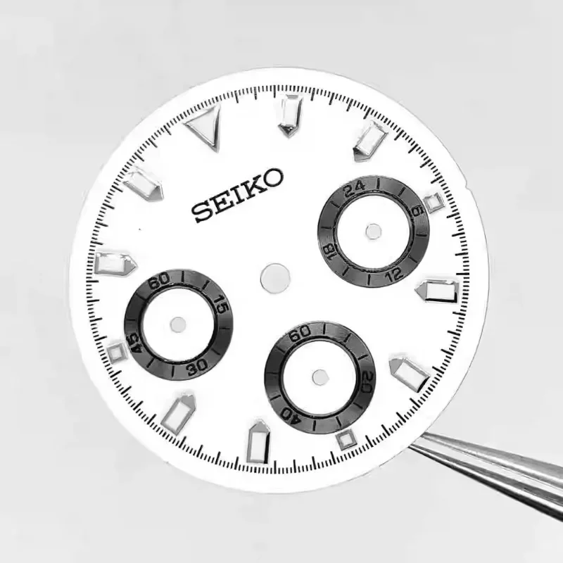 Seiko new VK63 multi-function dial new diameter 29.5MM quartz movement green luminous dial watch accessories repair tools