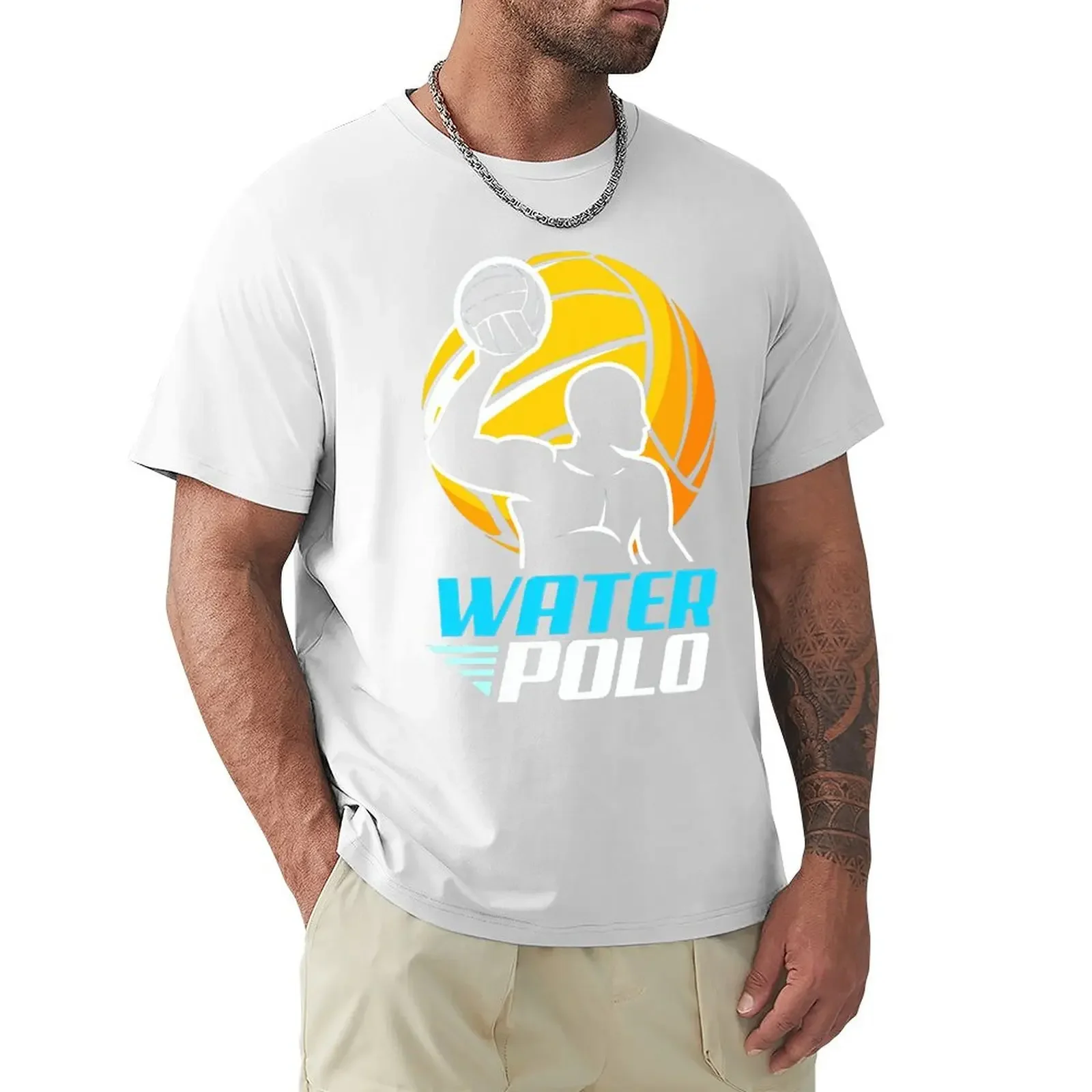 Water Polo Player T Shirts WoMen Man's T-shirt Cotton Summer Tshirts Short Sleeve Graphics T-shirts Tee Tops