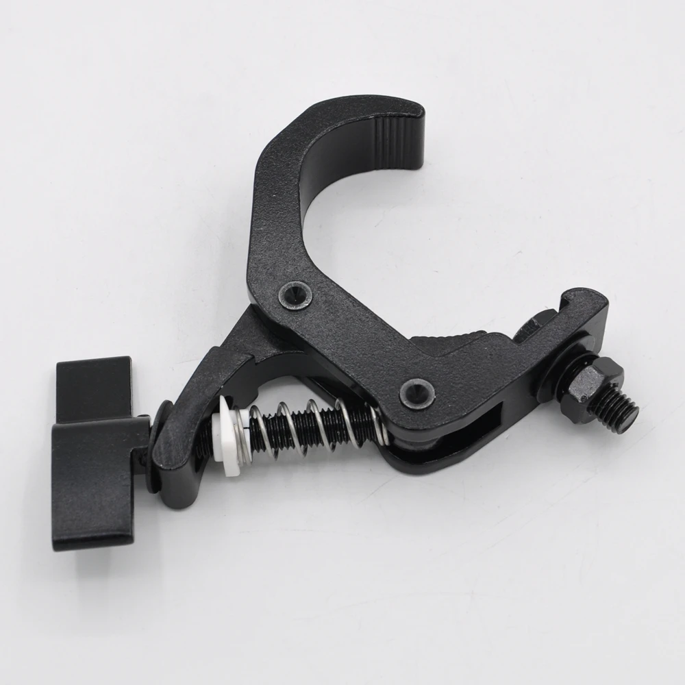 10PCS Heavy Duty Iron Metal Stage Show Light Half O Clamp Mount Hook 40mm-70mm Stage Lighting Hook Black Color TP-C16B