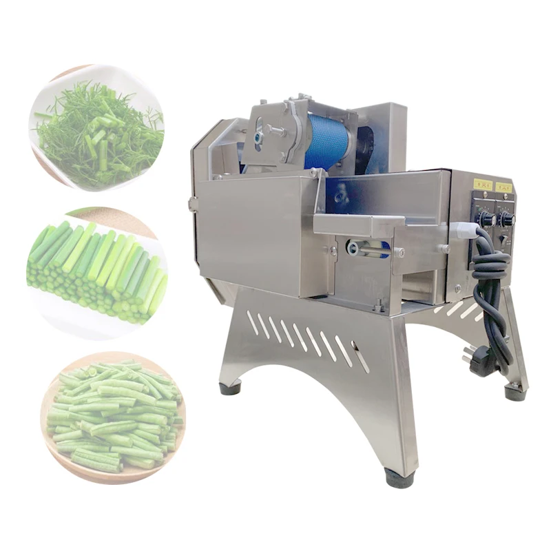 110V 220V Vegetable Cutter Machine Stainless Steel Electric Vegetable Slicer Shredder Cutter For Restaurant Kitchen Supermarket