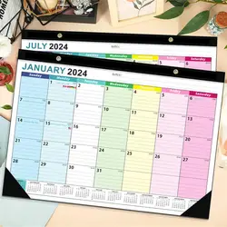 Desk Calendar 2023.7-2024.12 Professional Desk Calendar With Large Monthly Pages And To Do List Office Schedule Wall Calendar