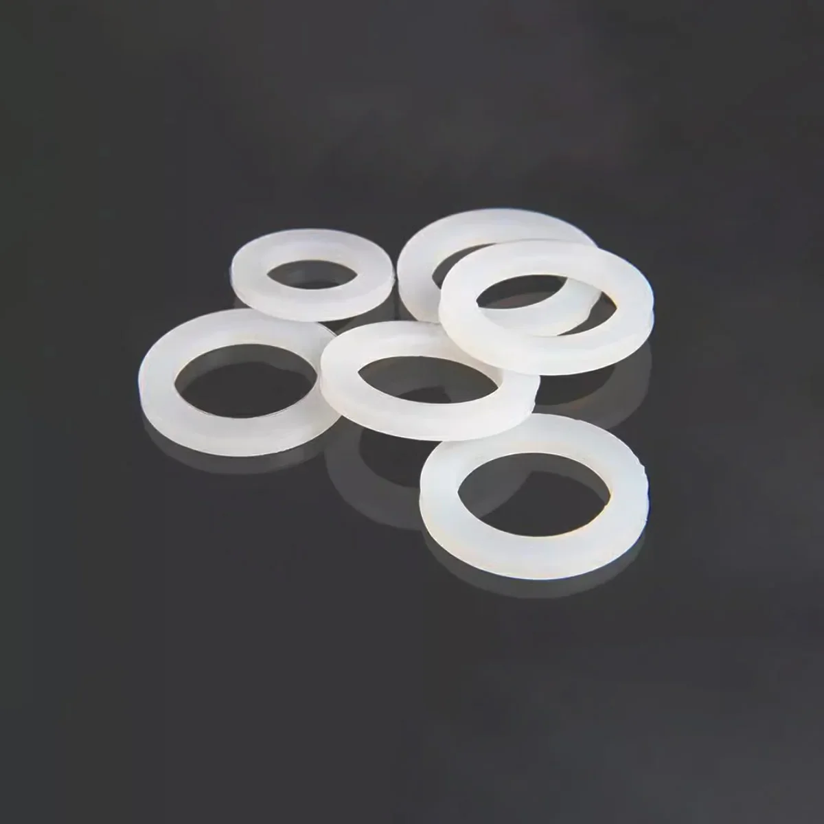 Silicone Flange Gasket/Quick Connector Waterproof Sealing Flat Gasket/Water Meter Shower Gasket/High  Temperature Resistance