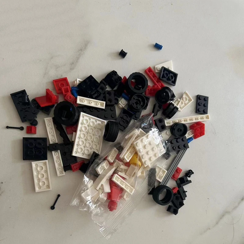 Nuevo MOC MP4/4 equipo estaca Super coche de carreras modelo Buiding Block Kit creadores ladrillos