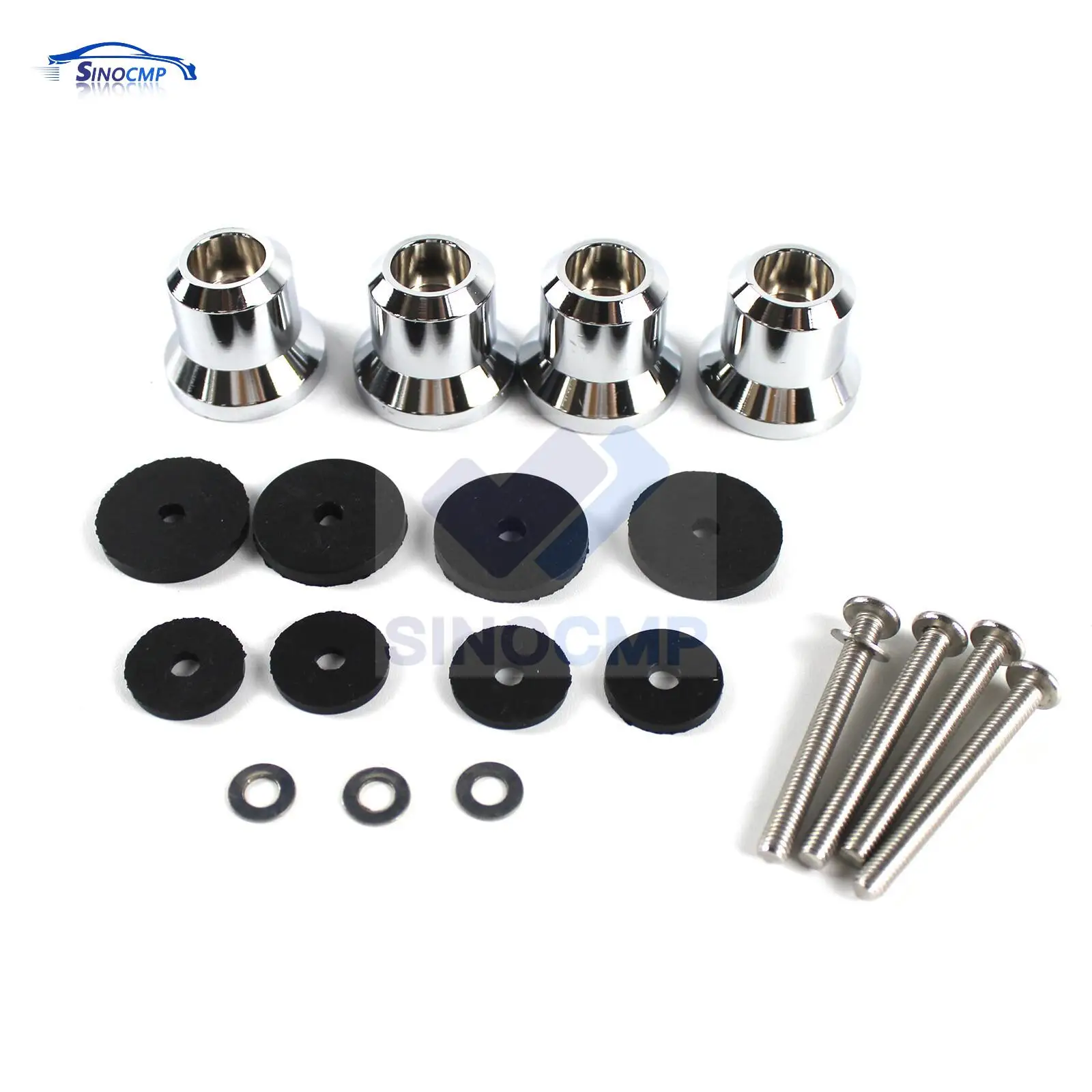 

Aftermarket 5/8' Luggage Rack Risers Set Car Engine Accessory Replacement Parts For 2001-2020 Honda Gold Wing Tour GL1800 F6B
