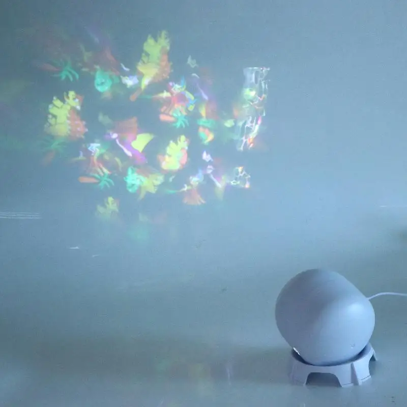 Dinosaur LED Projector Light 360°Rotating Dynamic Night Lamp USB Ambient Decor Light For Game Bedroom Living Room