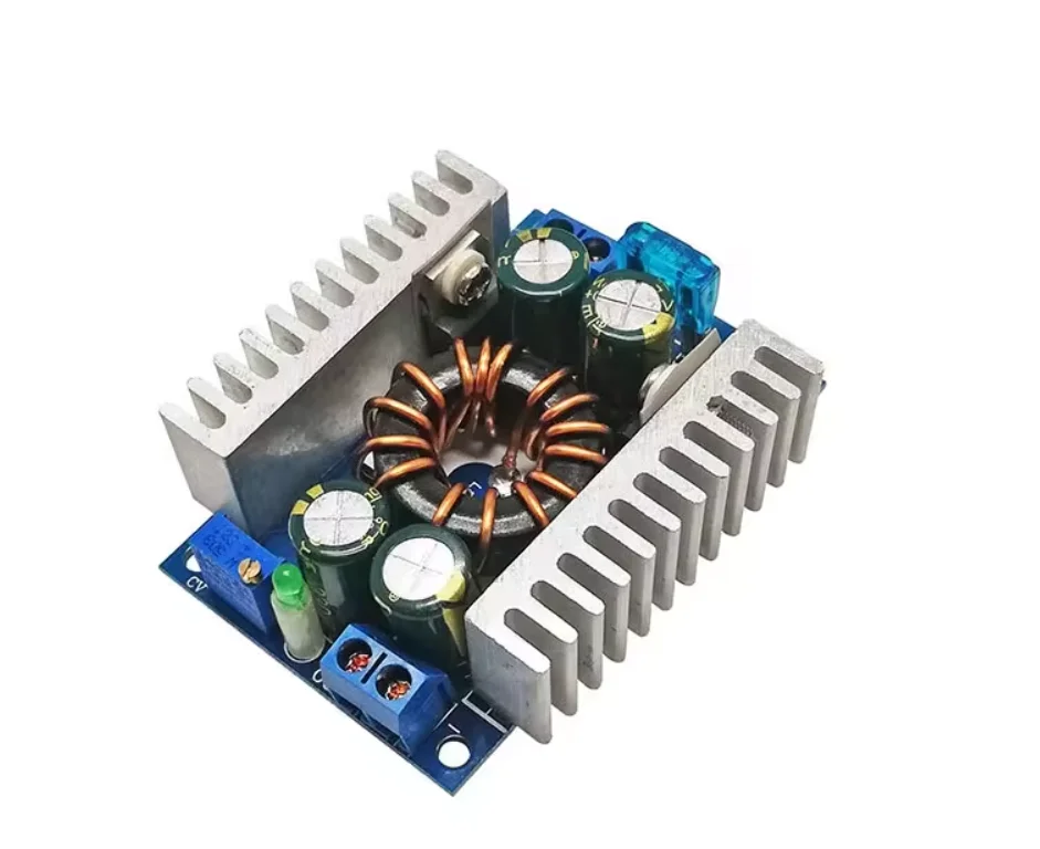 Módulo de energia ajustável para energia eólica solar, montado no veículo, carregamento regulado, Buck-Boost automático, Step-Down, DC-DC8A, 2PCs