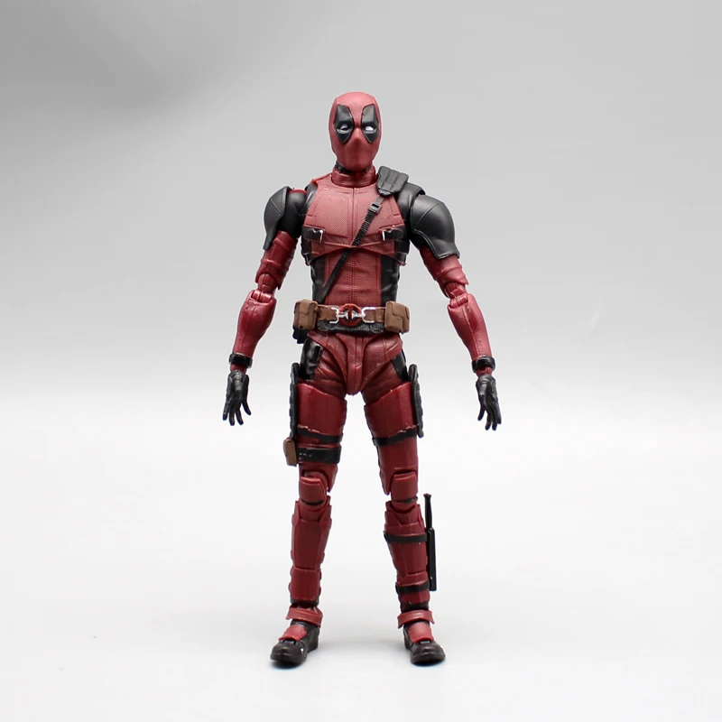 

15cm SHF Deadpool Super Hero Articulate Joints Moveable Action Figure Model Statue Collection Desktop Decoration Ornament Gift