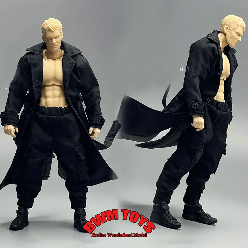 

[Без рисунка] В наличии CROWDHTOYS масштаб 1/12 мужской солдат повседневная трендовая длинная ветрозащитная куртка для 6-дюймовой экшн-фигурки куклы