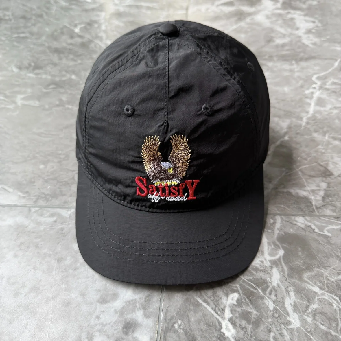 Satisfy Functional Running Year of the Horse Limited Vintage American Embroidery Lightweight Nylon Bent Hat