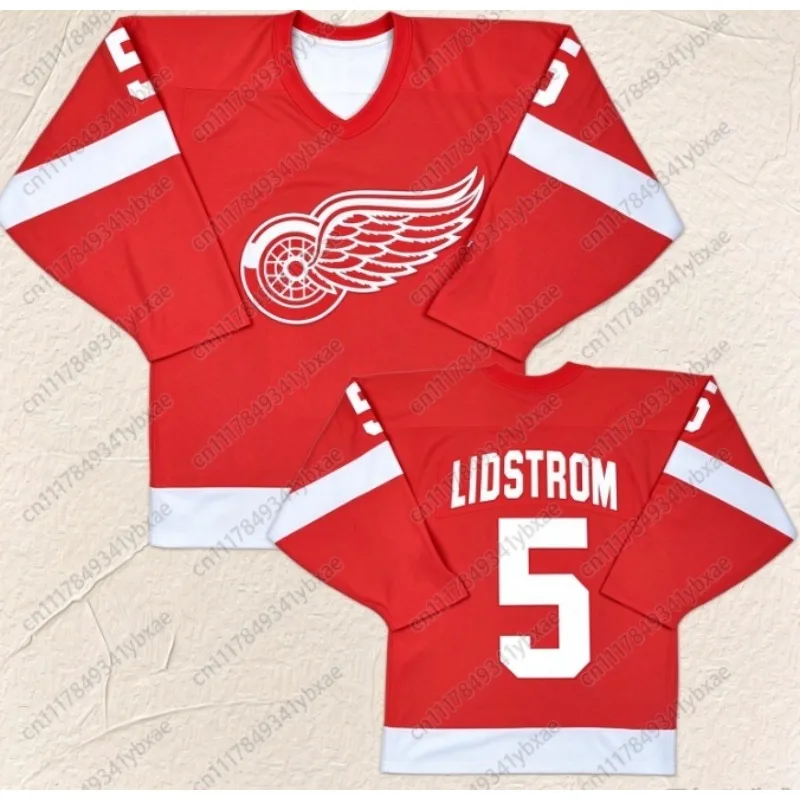 2026-2027 Autumn/Winter New Ice Hockey Sweater Detroit Red Wings Ice Hockey Sweater Long Sleeve T-shirt Family Sweater