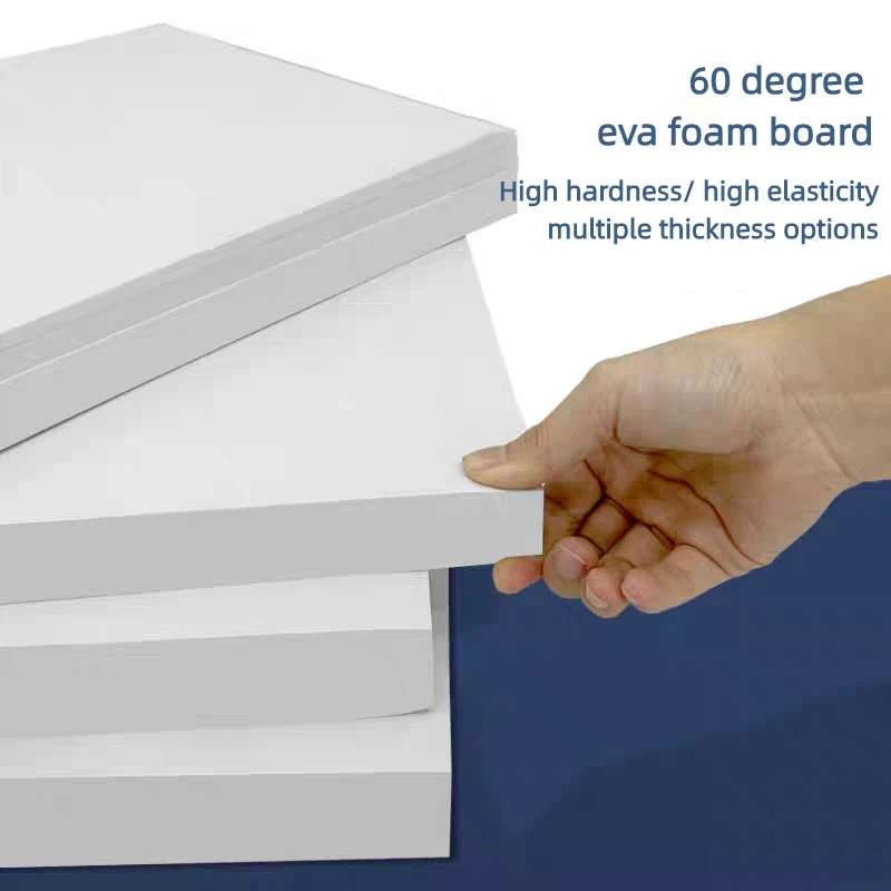3/5/10/15mm High Density EVA Foam Board 60 Degrees EVA Rubber Black And White Thick EVA Sheet DIY Model Insole Making 100x50cm