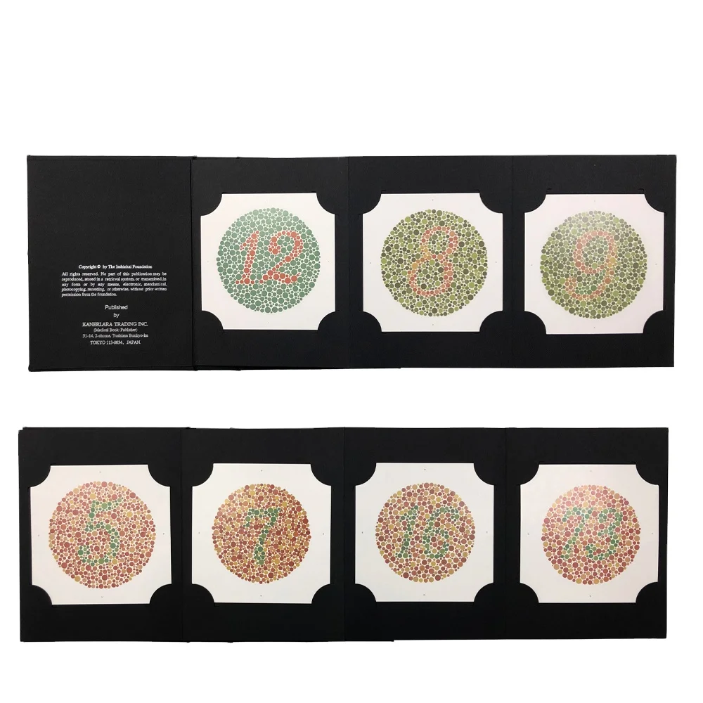 Ishihara for Test Book TPV-301 Chinese Optics Instruments for Eye Exam & Ophthalmic Ophthalmology