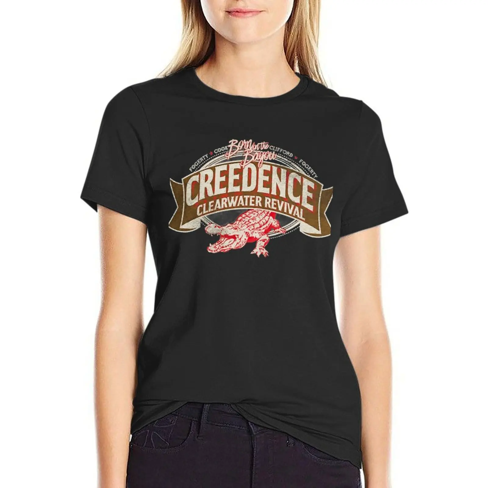 

Creedence Clearwater Revival T-Shirt Short sleeve tee funnys female anime clothes summer blouses woman 2024